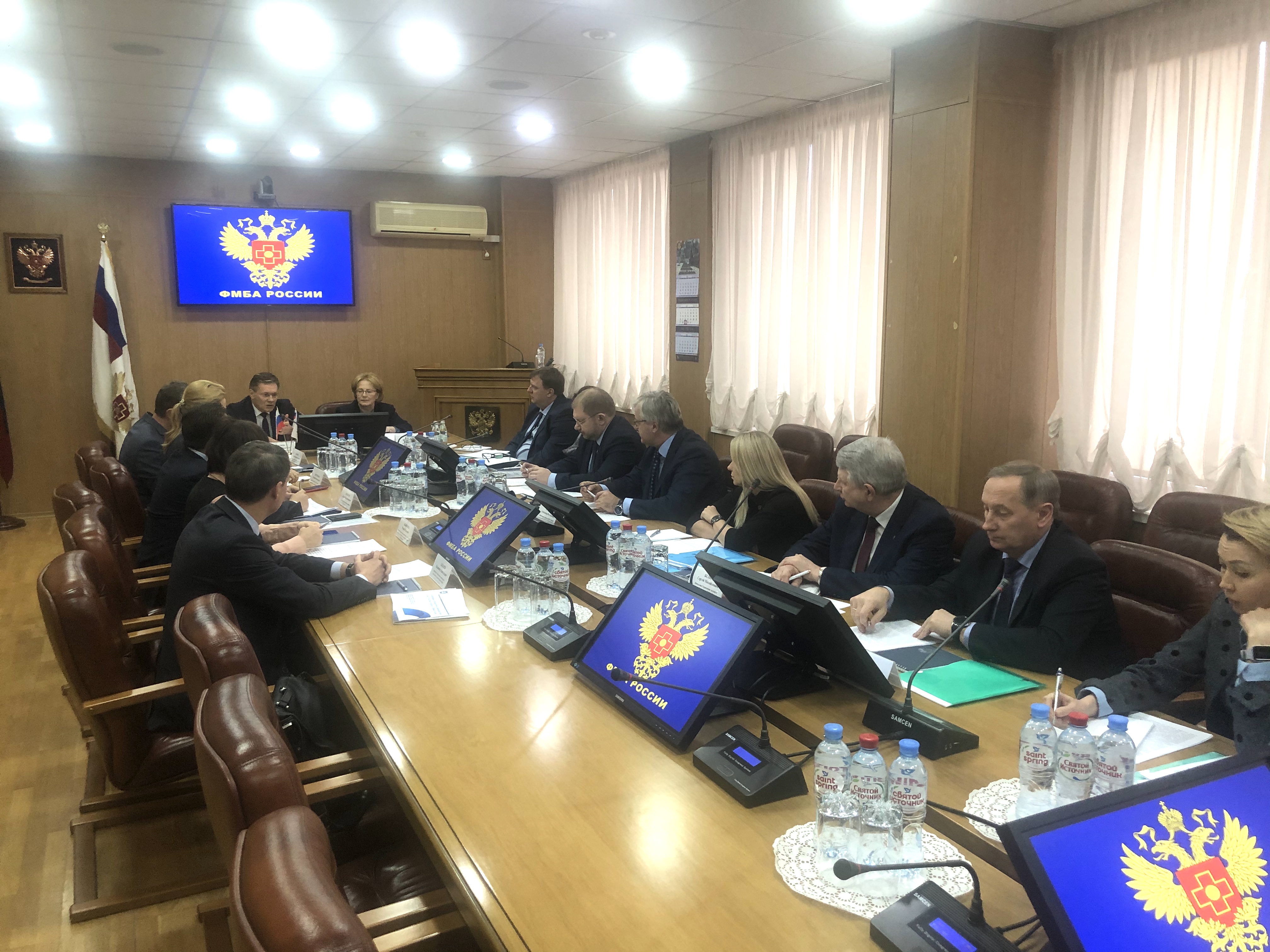 В ФМБА России состоялась двухсторонняя встреча специалистов Федерального медико-биологического агентства и центрального аппарата Госкорпорации «Росатом»